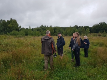 Members of the PR&Comms team gathered at Upton Broad.